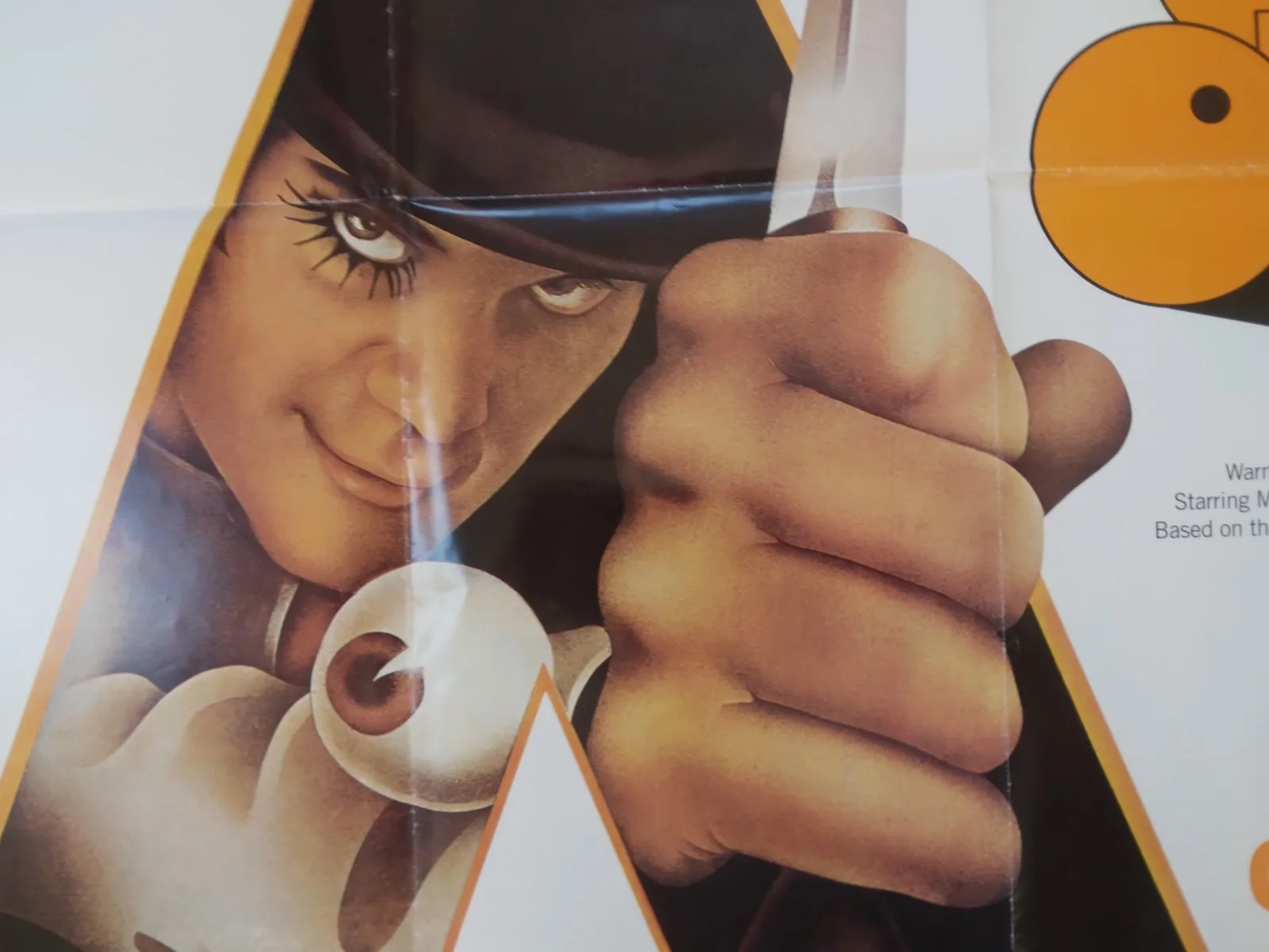 A Clockwork Orange original movie R2000 poster UK quad, image 2