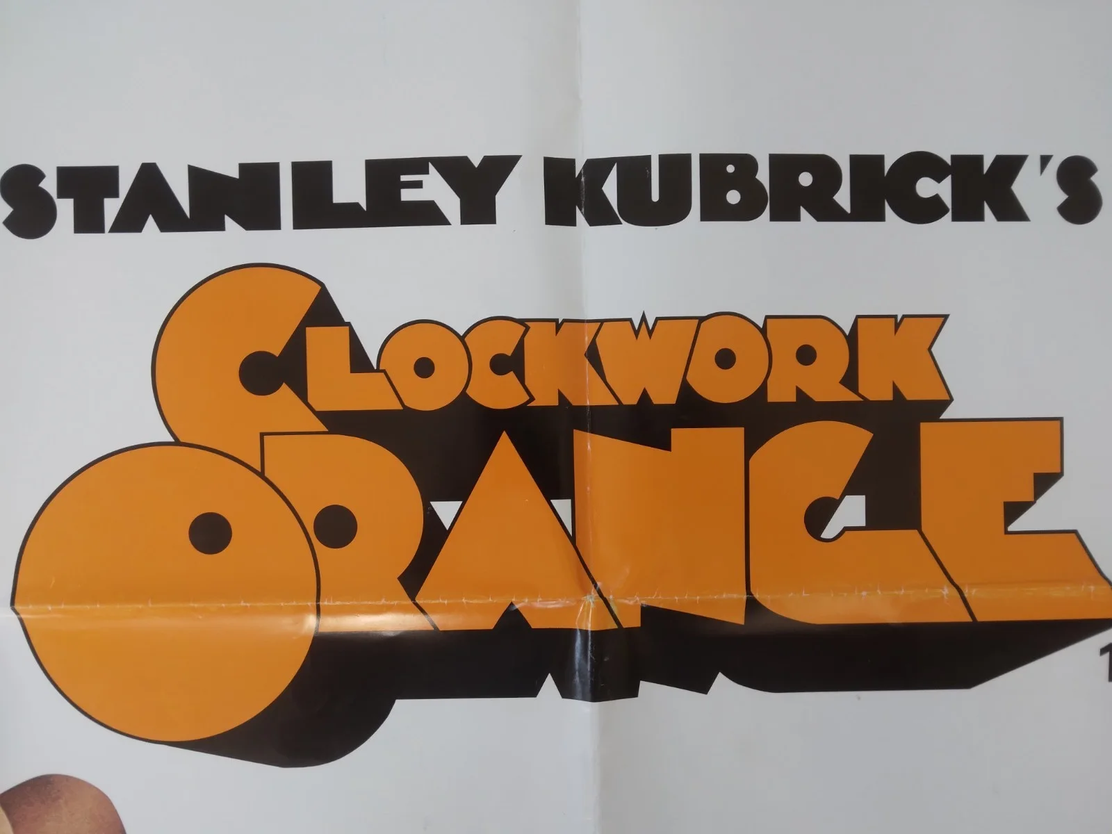 A Clockwork Orange original movie R2000 poster UK quad, image 3