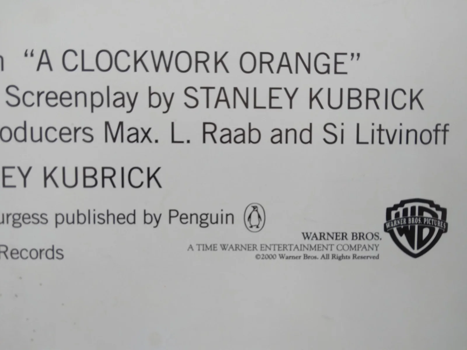 A Clockwork Orange original movie R2000 poster UK quad, image 5