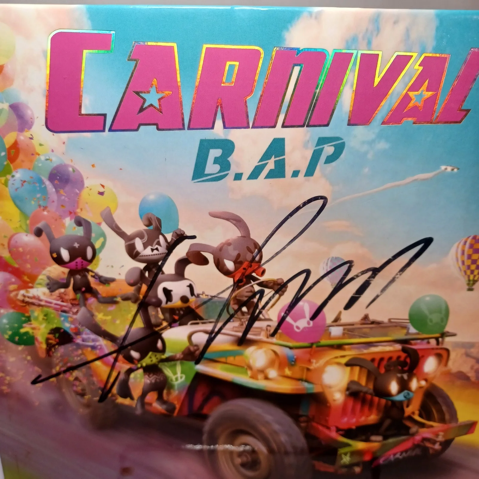 B.A.P. Signed Carnival 5th Mini Album CD 2016 K Pop Spot on Front, image 4
