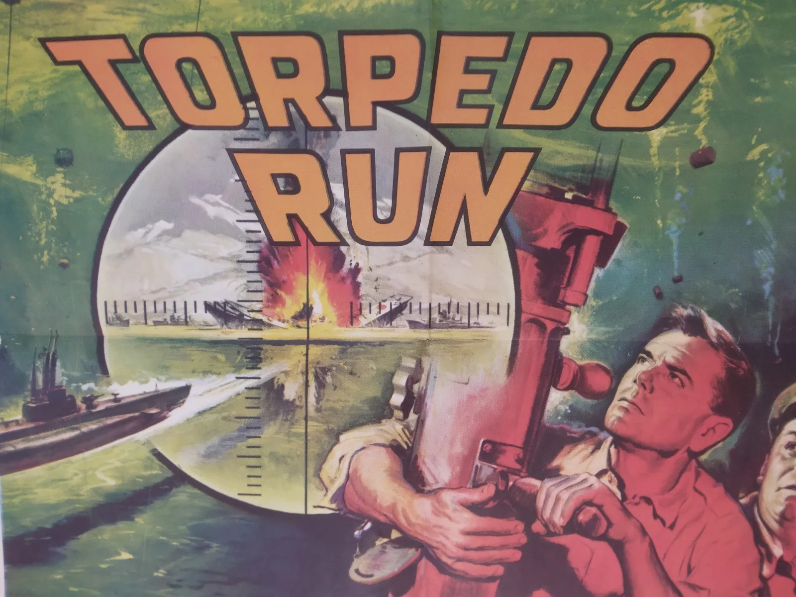Torpedo Run original movie 1958 poster US one sheet, изображение 2