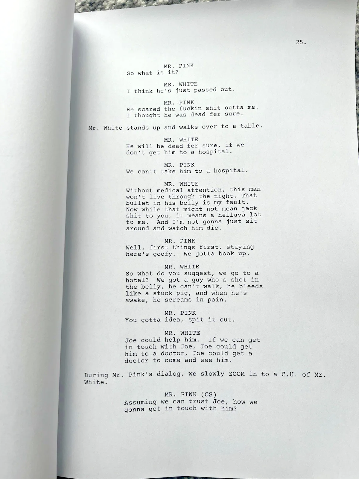 Reservoir Dogs Film Screenplay / Script. Quentin Tarantino, Harvey Keitel., image 2