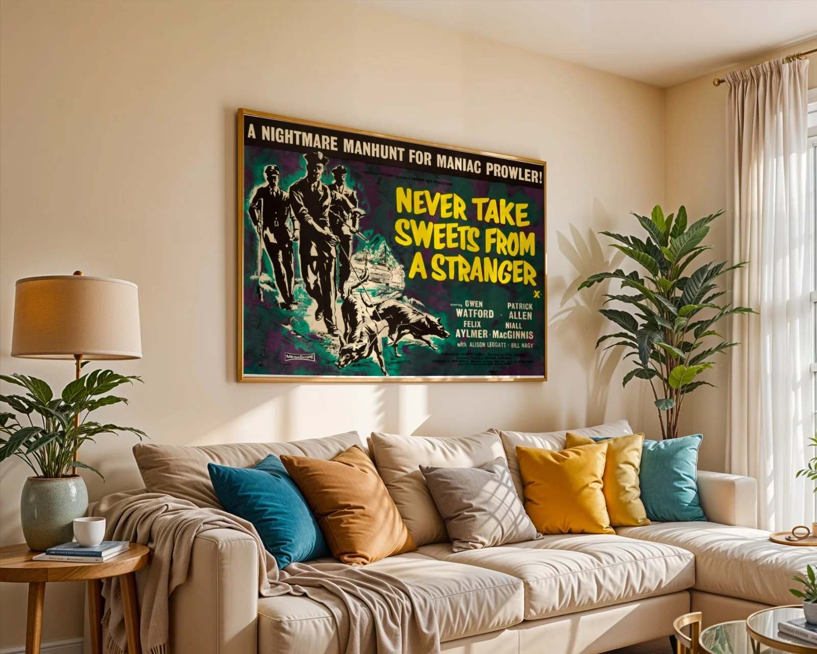 Never Take Sweets From A Stranger - 1960 Crime Restored 30" x 40" Quad Poster, изображение 5