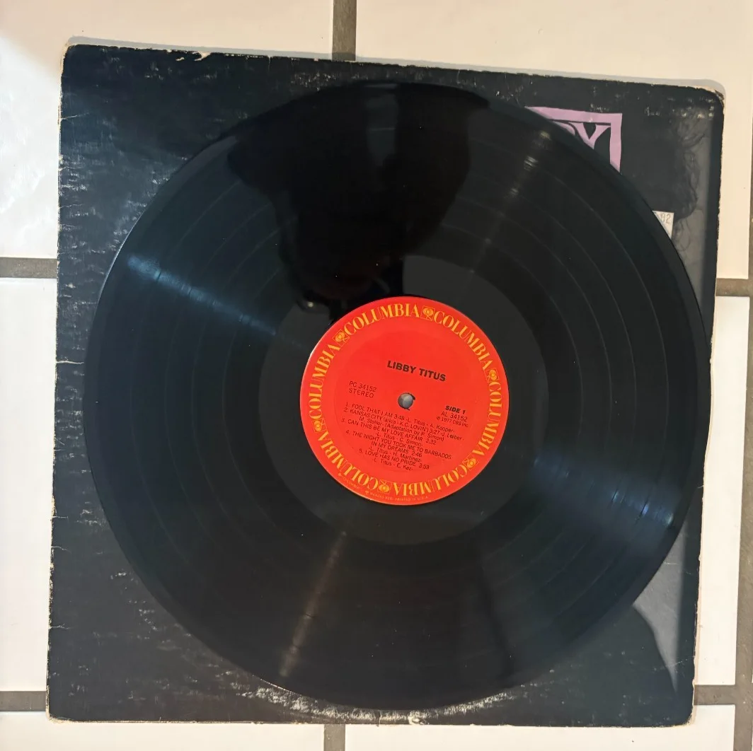 LIBBY TITUS 1977 PROMO LP Vinyl Record LOVE HAS NO PRIDE Signed Autograph, image 4