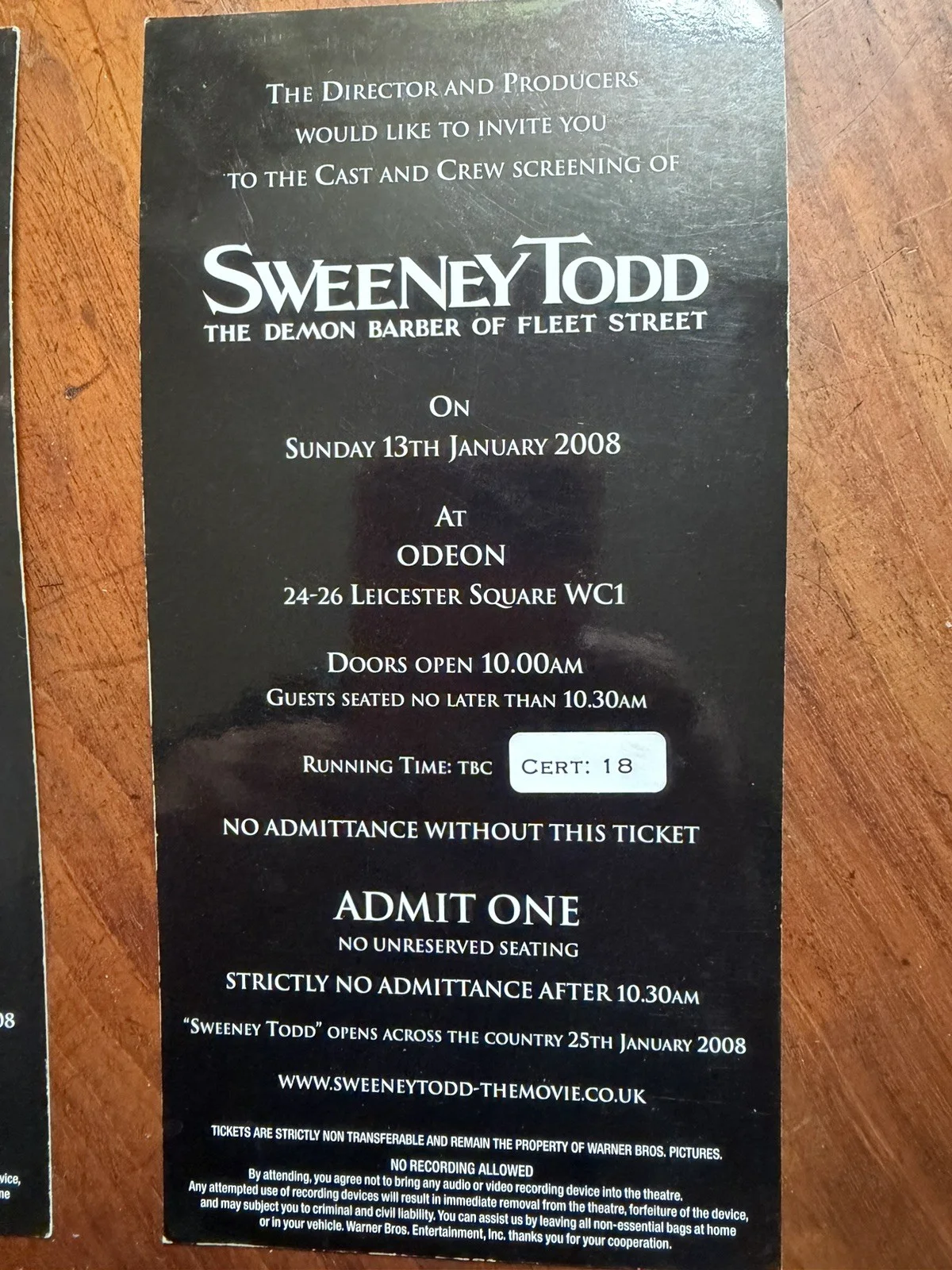 Johnny Depp. Sweeny Todd ., image 2