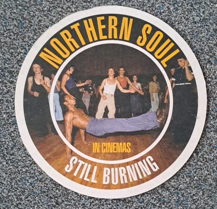 Northern Soul : Still Burning promotional pub coaster for 2026 film release, изображение 3