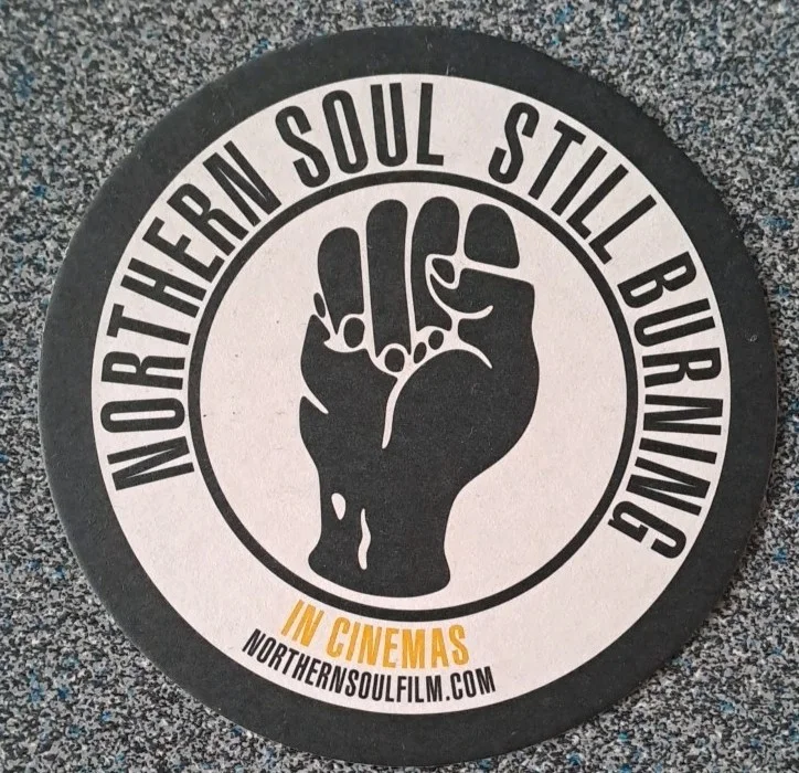 Northern Soul : Still Burning promotional pub coaster for 2026 film release, изображение 4