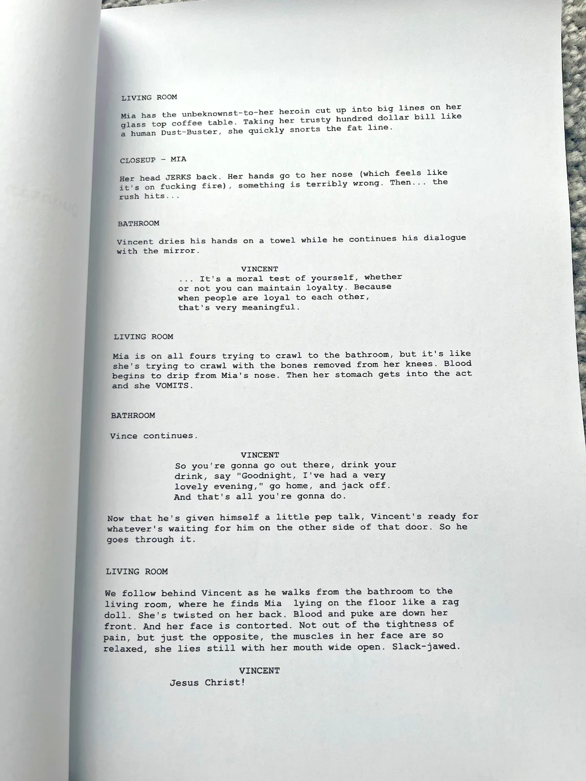 Pulp Fiction Film Screenplay / Script. John Travolta, Quentin Tarantino., image 2
