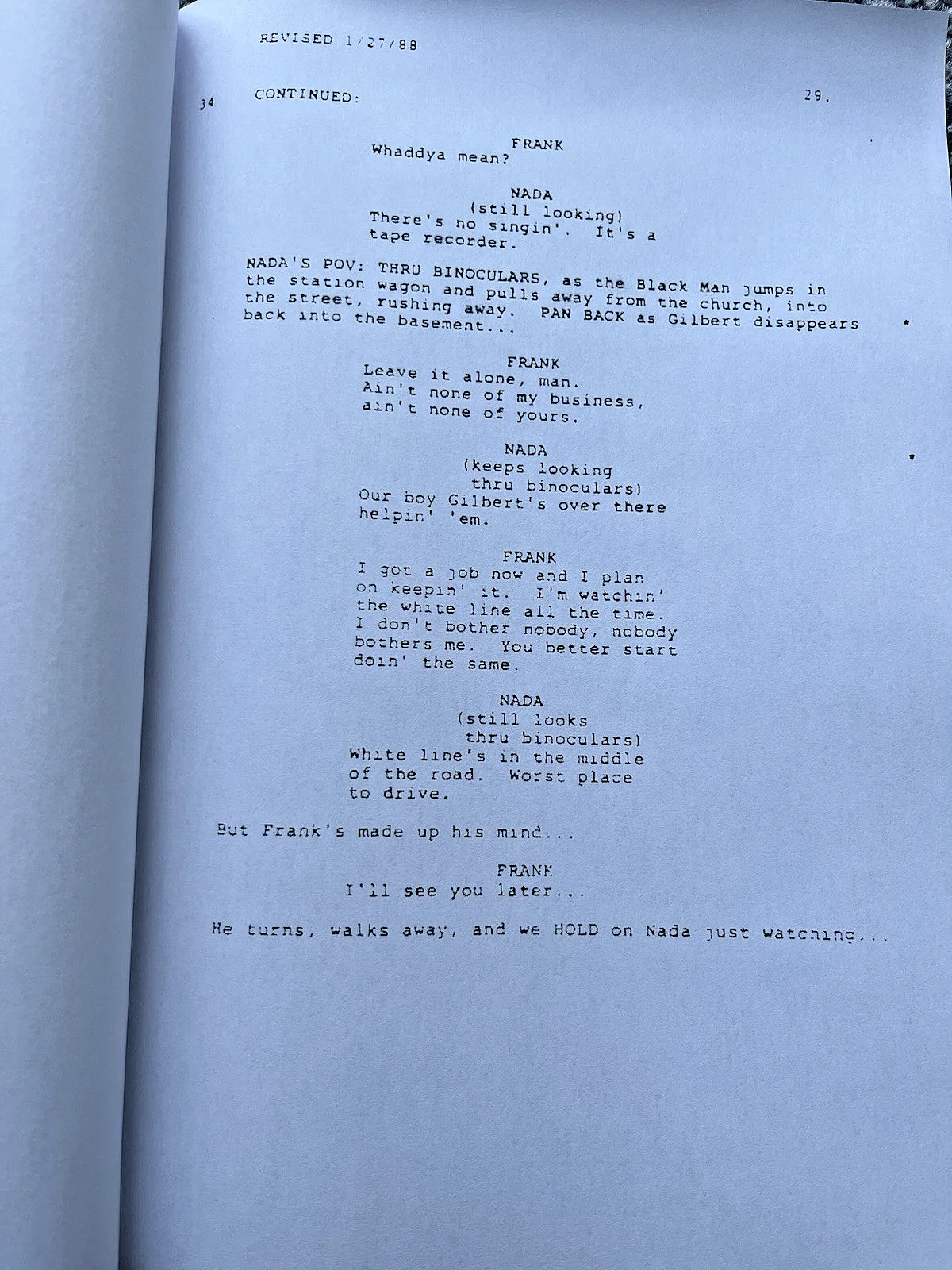 They Live Film Screenplay / Script. Roddy Piper, Keith David, Meg Foster., изображение 2