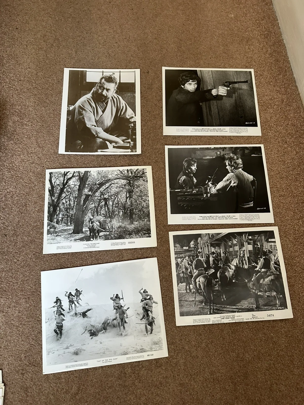 Bundle Of 42 Rare Original Lobby Cards / photos .. Kirk Douglas, изображение 2