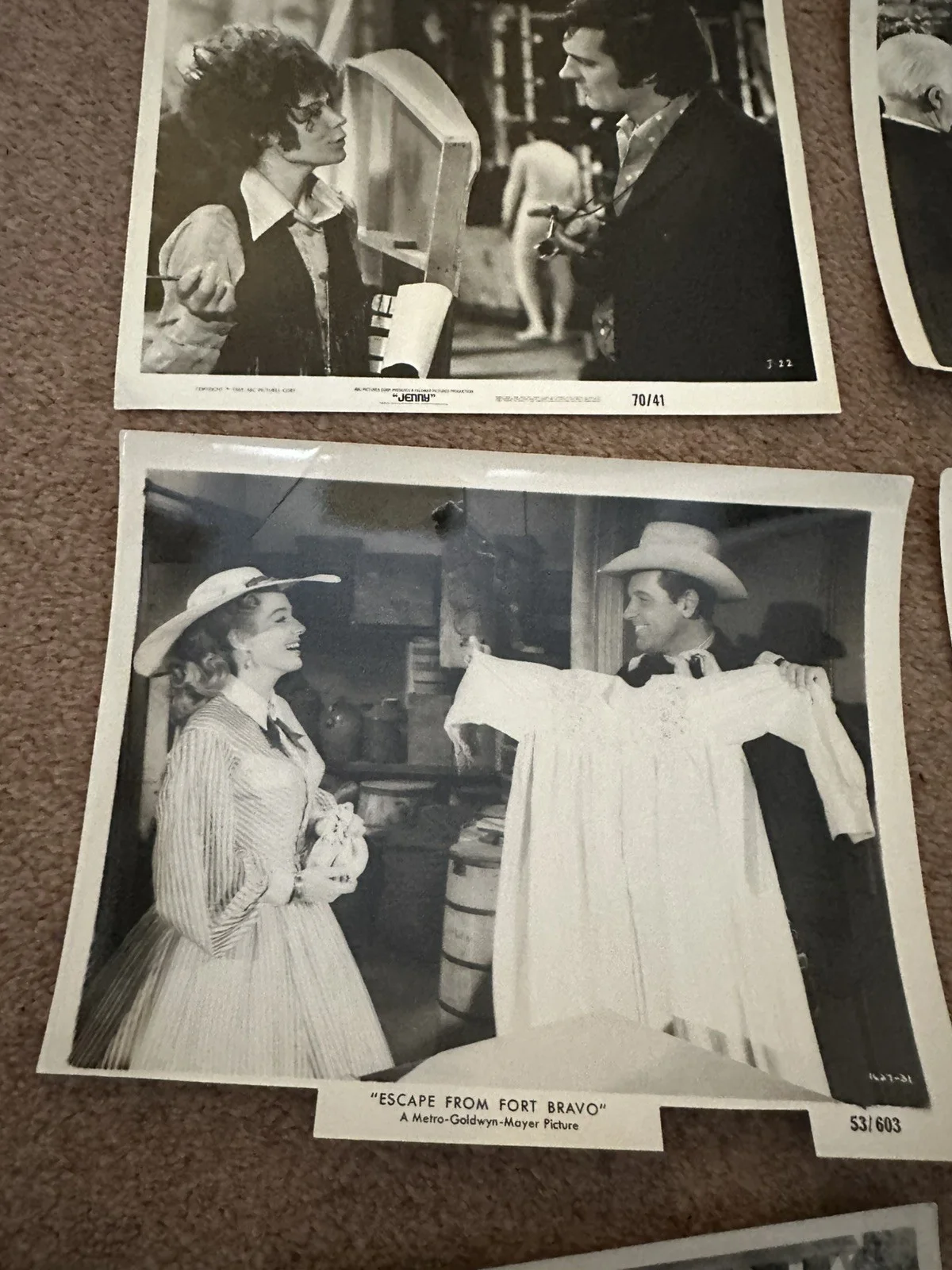 Bundle Of 42 Rare Original Lobby Cards / photos .. Kirk Douglas, изображение 3