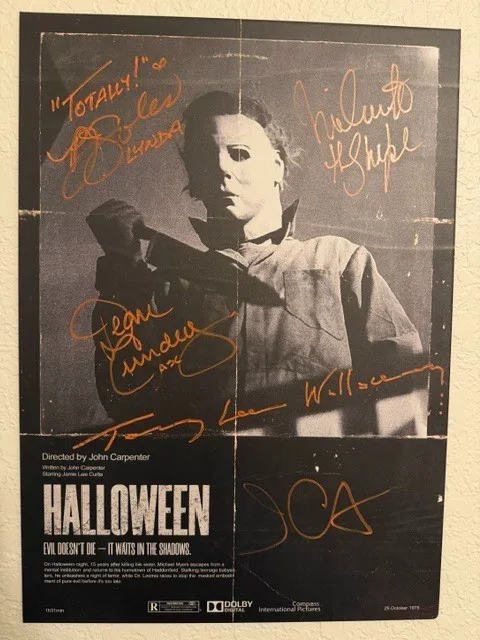 John Carpenter — Halloween John Carpenter Nick Casle + 3 signed autograph Displate EPIC W PROOF, image 2