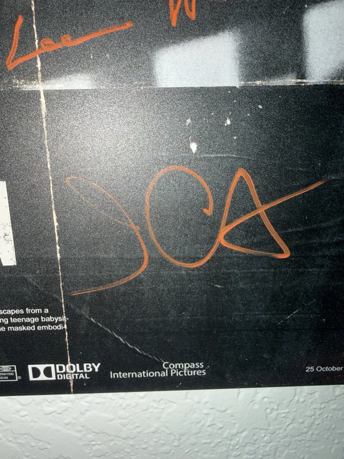John Carpenter — Halloween John Carpenter Nick Casle + 3 signed autograph Displate EPIC W PROOF, image 3