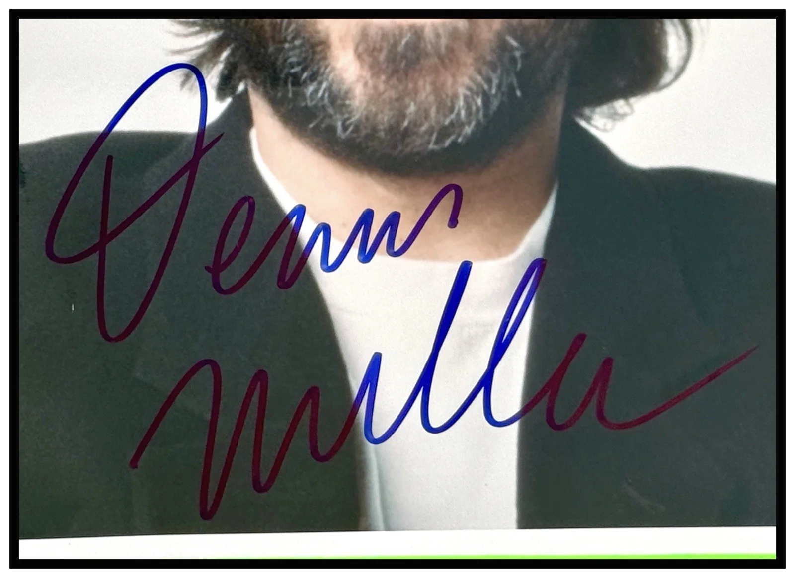 Dennis Miller — 1989 DENNIS MILLER AUTO/ SIGNED IN PERSON BACK STAGE with TICKET ~ STAR OF SNL, изображение 3
