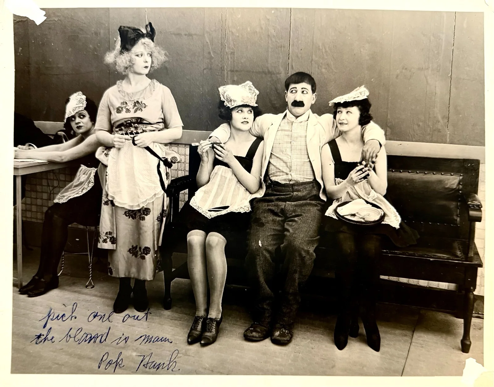 Hank Mann — HANK MANN Signed Autographed 8" x 10" PHOTO Slapstick Comedy KEYSTONE KOPS RARE, изображение 4