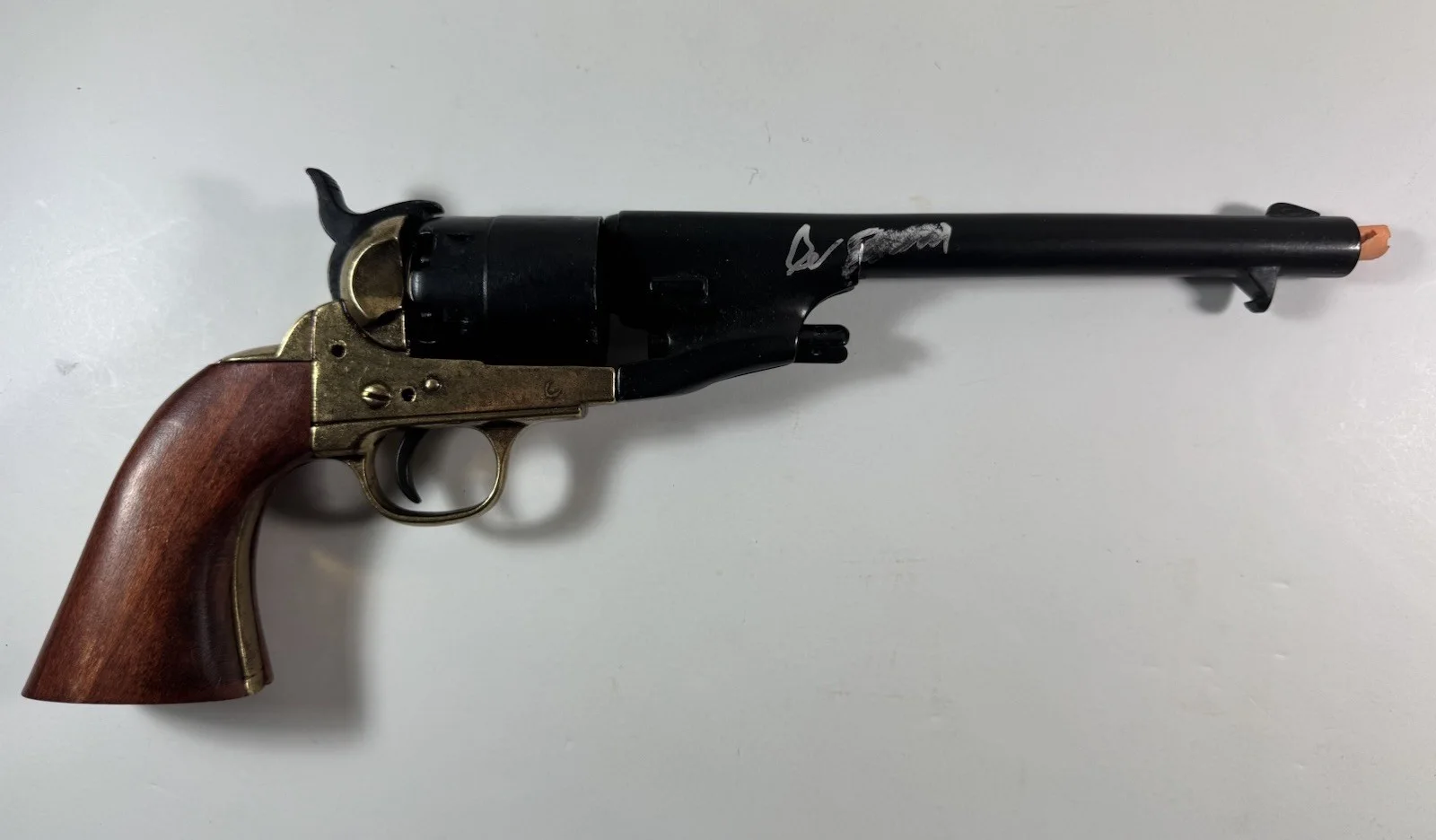 Clint Eastwood — CLINT EASTWOOD SIGNED REPLICA COLT NAVY PROP GUN BECKETT BAS LOA A59604, image 2
