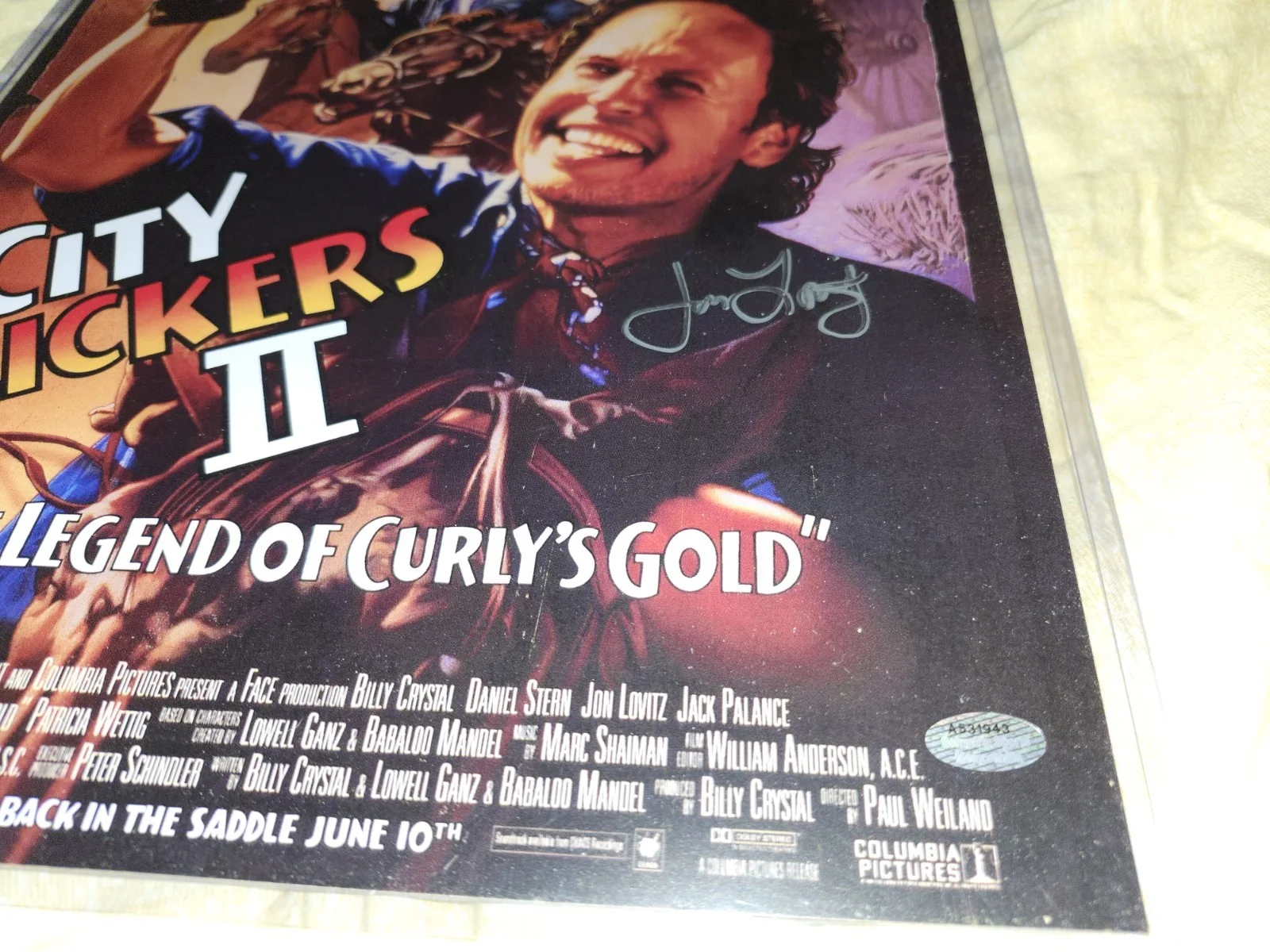John Lovitz — City Slickers 2 Hand Signed 11x17 Movie Poster By: John Lovitz, image 3