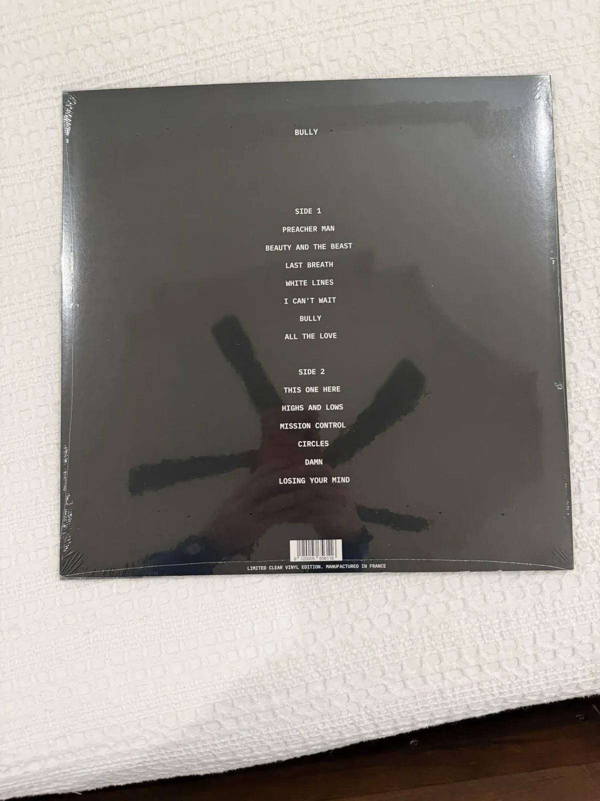 Kanye West “Bully” Signed Vinyl LP Silver Limited Edition Autographed Ye, image 2
