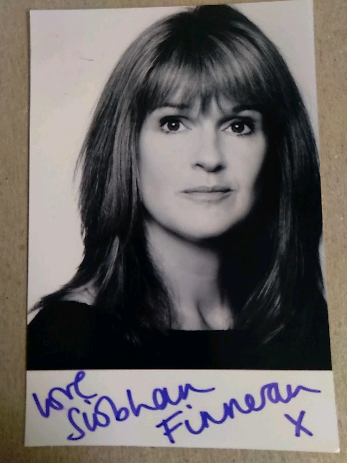 Siobhan Finneran British Actress Autographed 6x4 Photo Signed, изображение 2