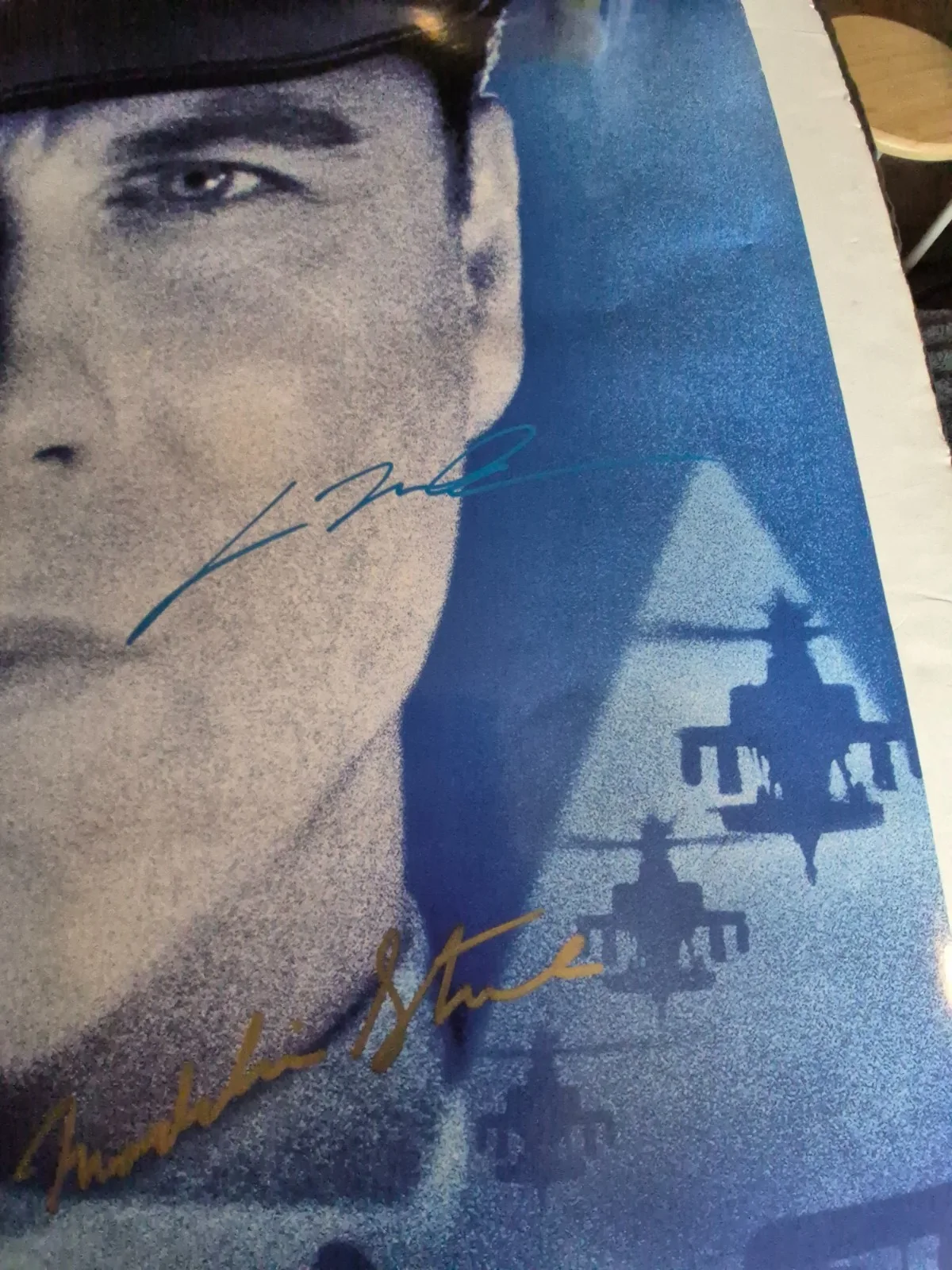 SEE BELOW — THE GENERAL'S DAUGHTER=CAST SIGNED-MOVIE POSTER-vintage-w/COA-john TRAVOLTA ekim, изображение 2
