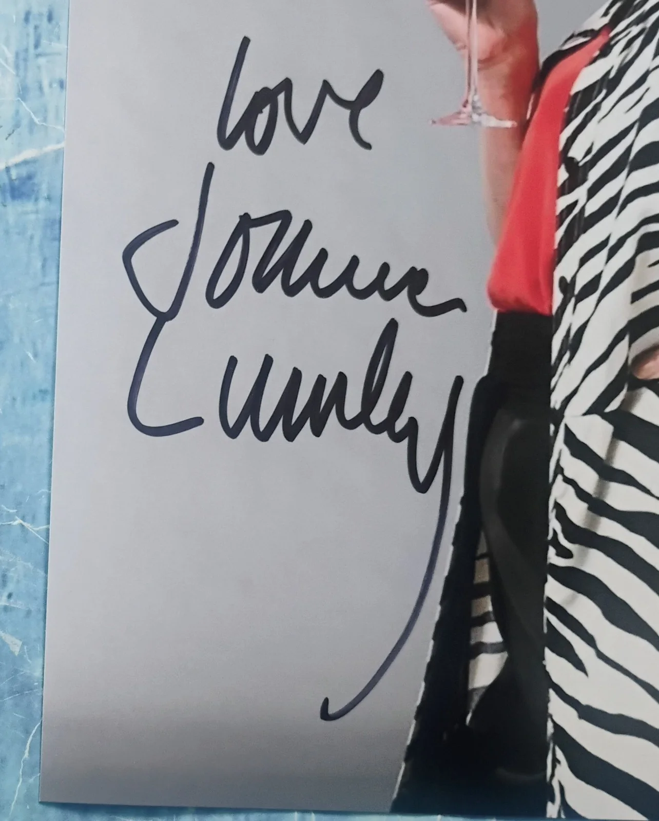 Joanna Lumley Hand Signed Autograph 8x10 Photo COA Absolutely Fabulous NO TARIFF, image 3