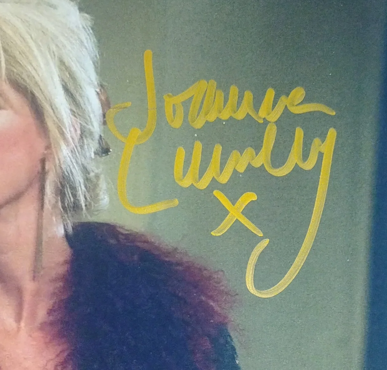 Jennifer Saundes & Joanna Lumley Signed Photo COA Absolutely Fabulous NO TARIFFS, изображение 3
