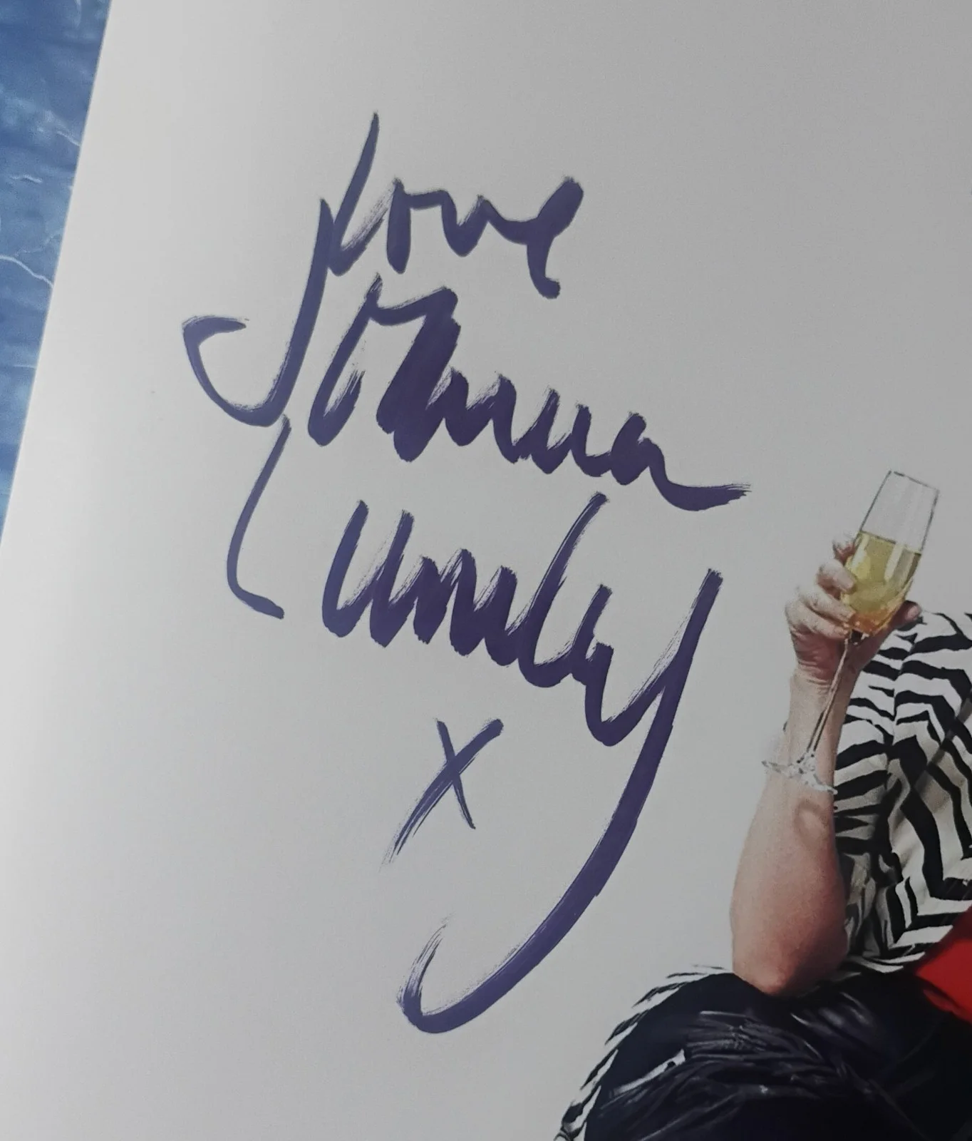 Jennifer Saundes & Joanna Lumley Signed Photo COA Absolutely Fabulous NO TARIFFS, изображение 4