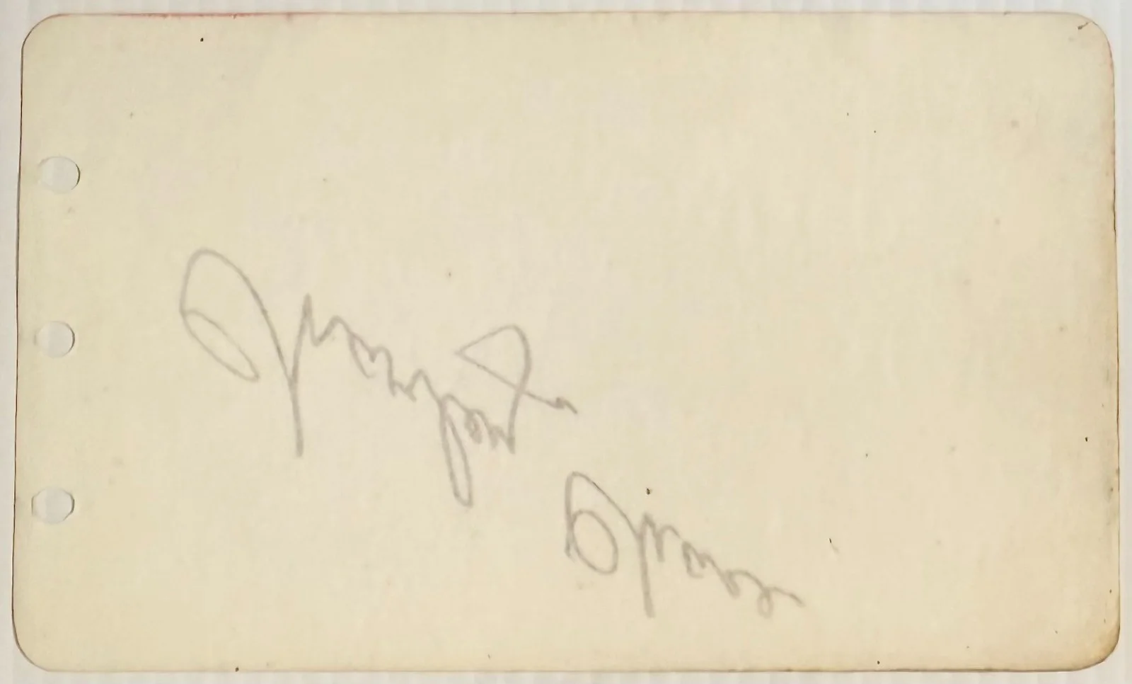 Charlie Chase — CHARLEY CHASE Signed Autographed 3" x 5" ALBUM PAGE Mack Sennett KEYSTONE KOPS, изображение 3