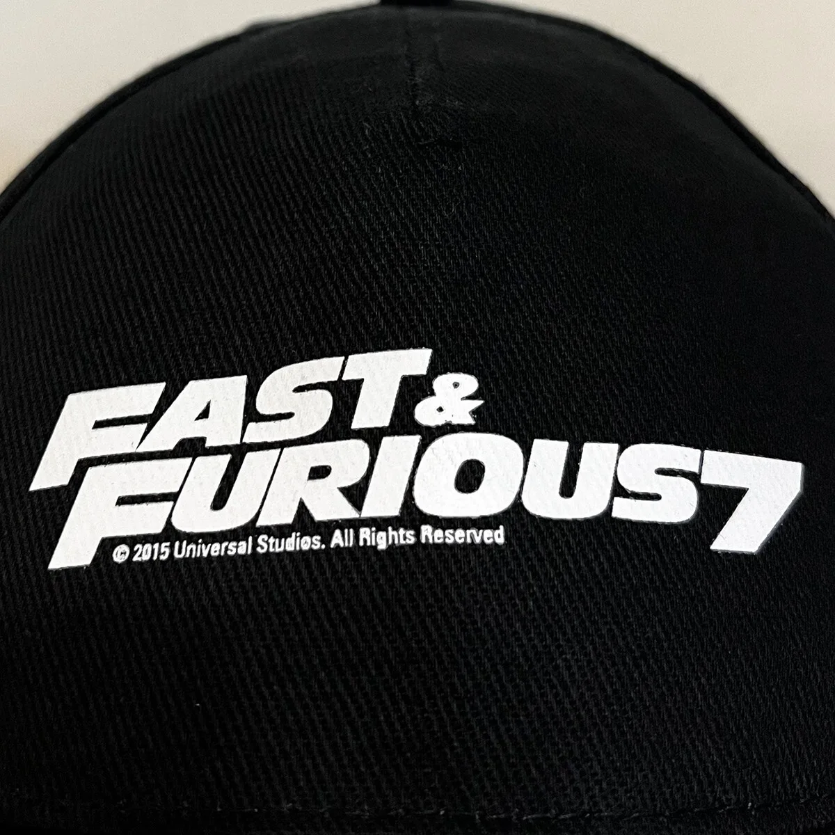 FAST & FURIOUS 7 Cap Hat (OS) Movie Film Promotional 2015 Furious 7 BNWTs, изображение 2