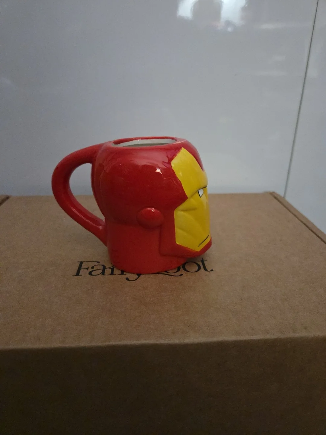 Iron Man Marvel Collectible | Marvel Armored Head 3D Ceramic Mug | 6 Ounces, image 2