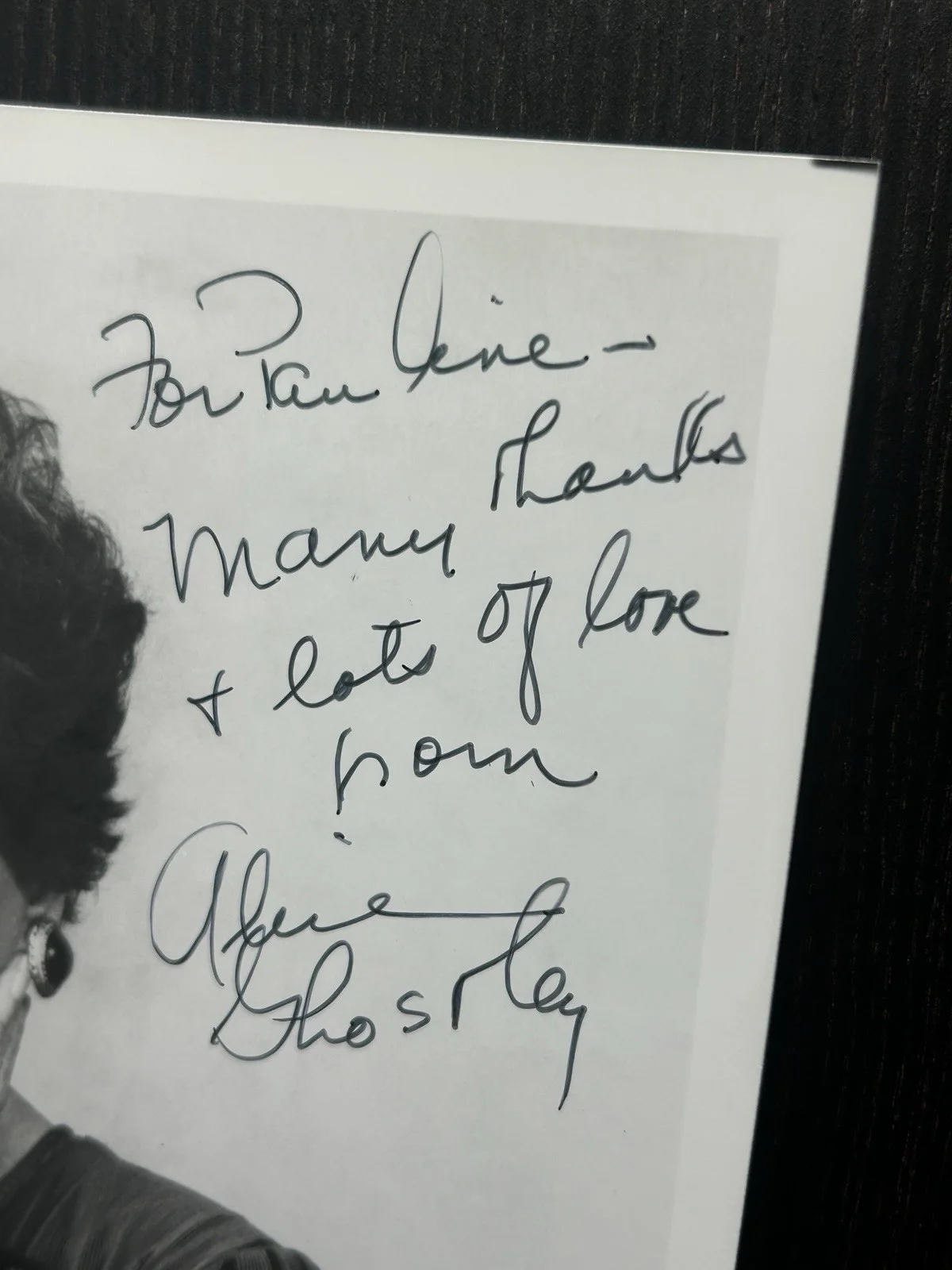 Alice Ghostley — ALICE GHOSTLEY ORIGINAL SIGNED PHOTO (1990) Autograph JSA COA Designing Women, изображение 3