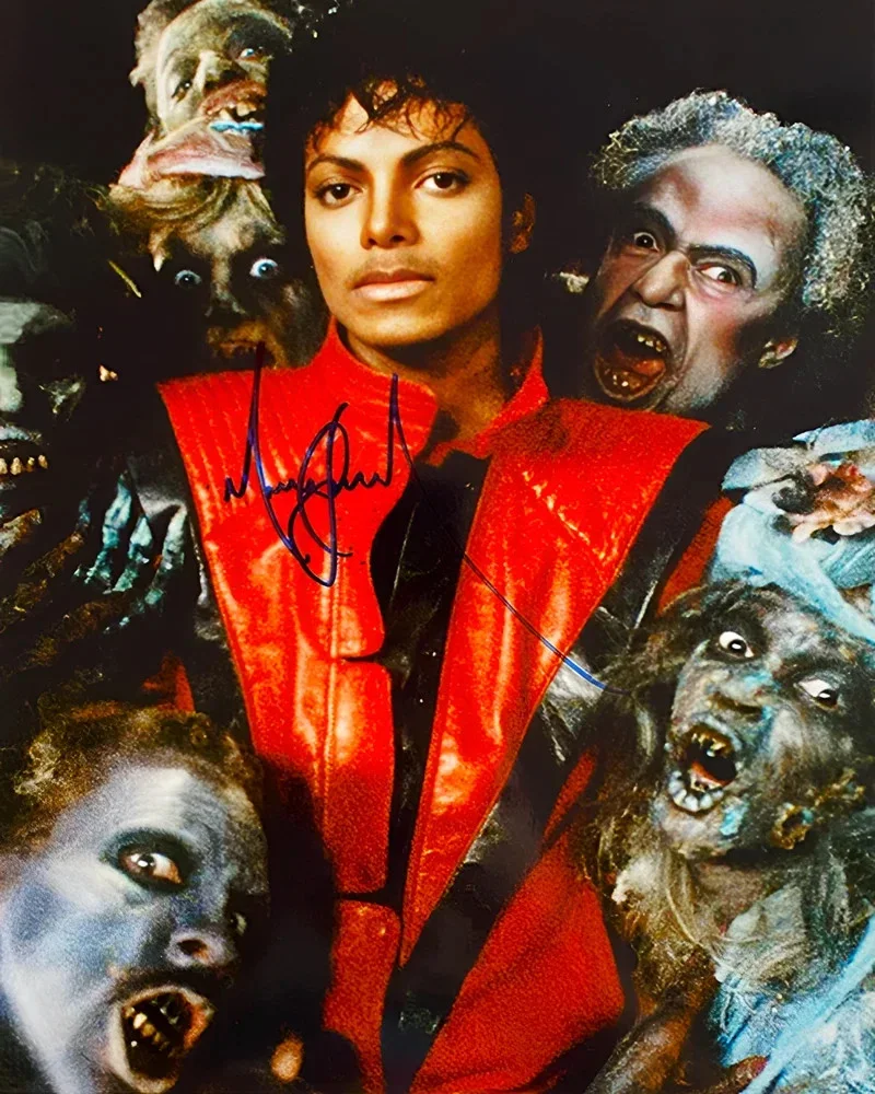 6 iconic Michael Jackson Autographed 8.5x11 Inch Glossy Signed RePhoto, изображение 2