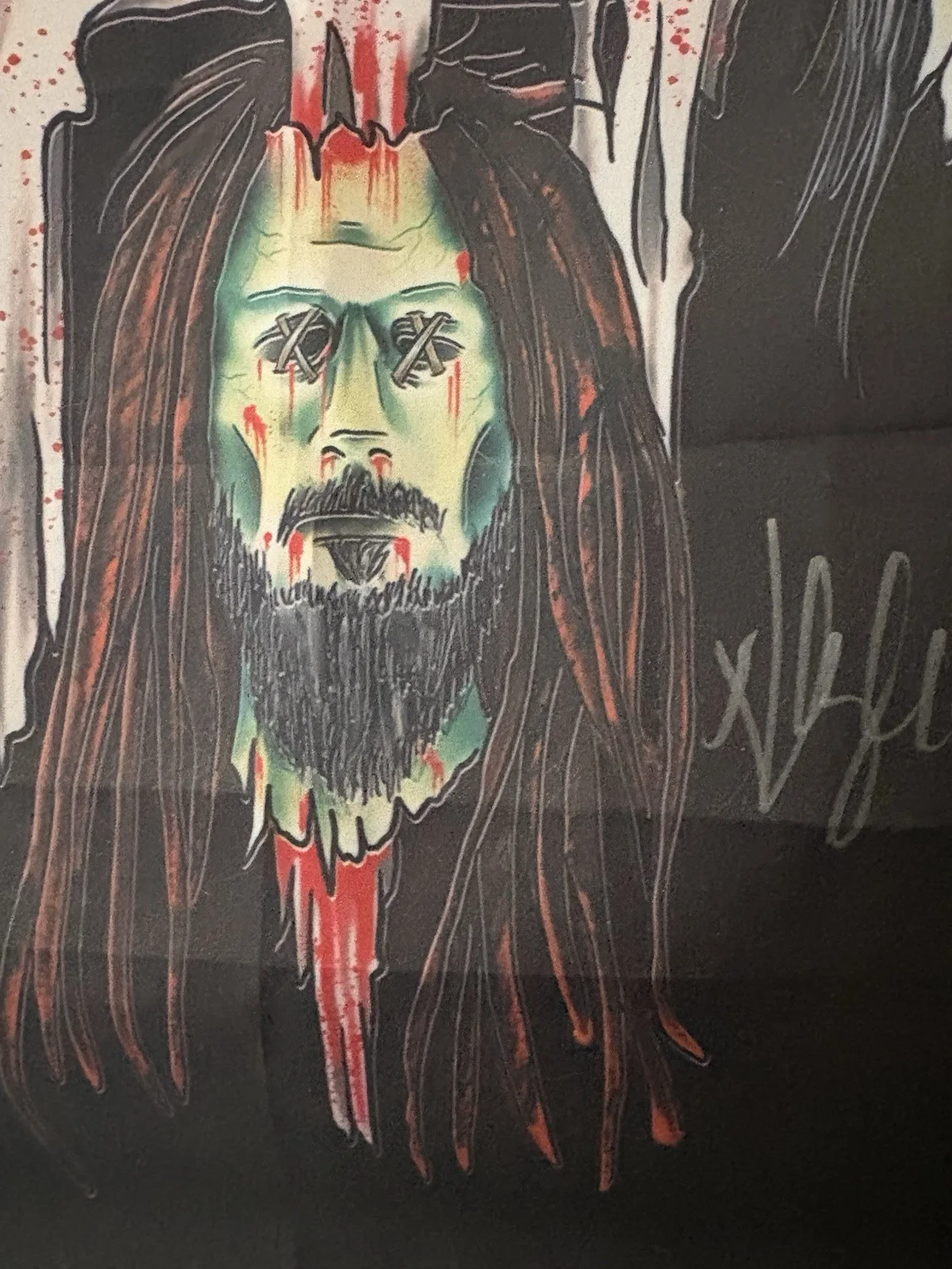 Hellyeah Entire Band Signed Autographed Vinny Paul Chad Grey 23x36 Nylon Flag, изображение 5