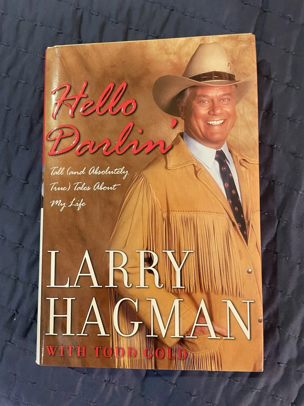 Hello Darlin’ by Larry Hagman SIGNED FIRST EDITION Easton Press #1,053 of 1,300, image 4