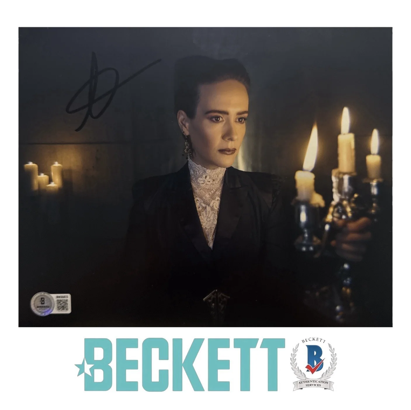 Sarah Paulson — Sarah Paulson Signed 8x10 American Horror Story Wilhemina Venable Photo Beckett
