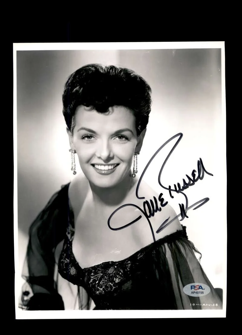Jane Russell — Jane Russell PSA DNA Coa Signed 8x10 Photo Autograph