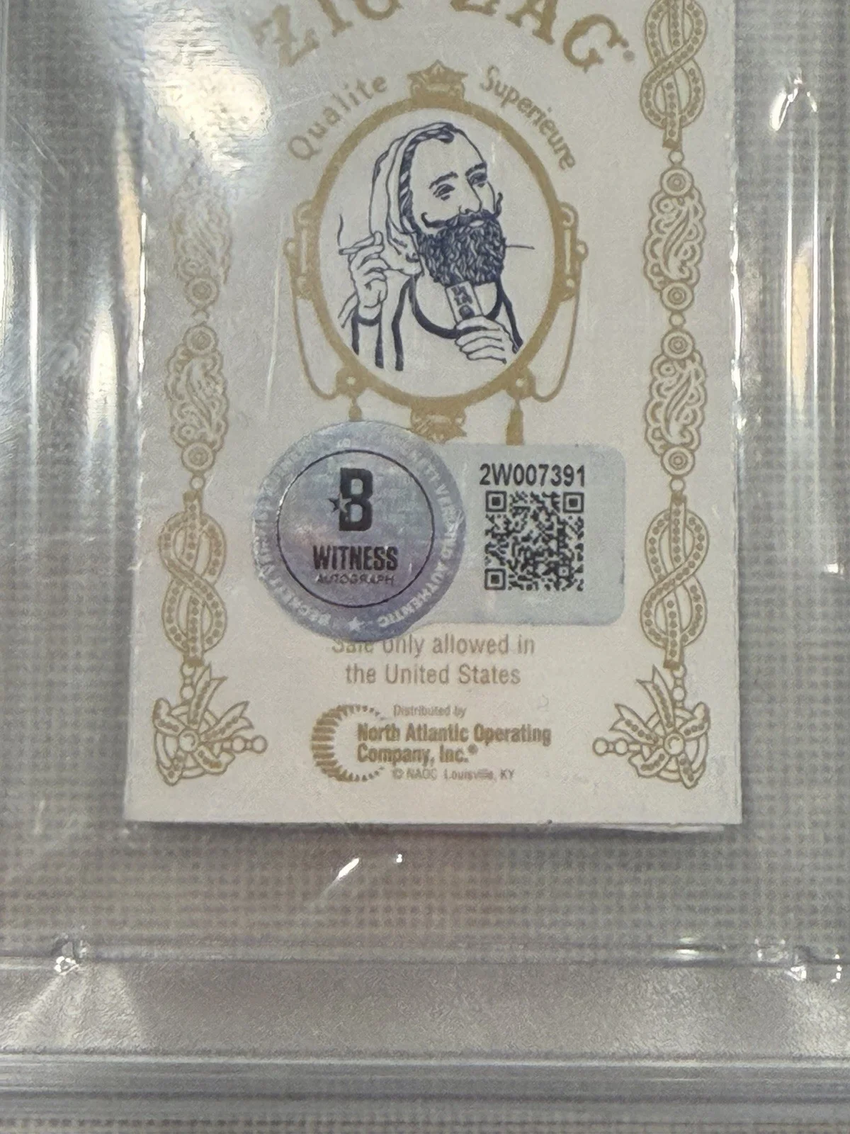 Cheech Marin And Tommy Chong Dual Signed Auto Cigarette Papers Zig-Zag PSA 10, image 3