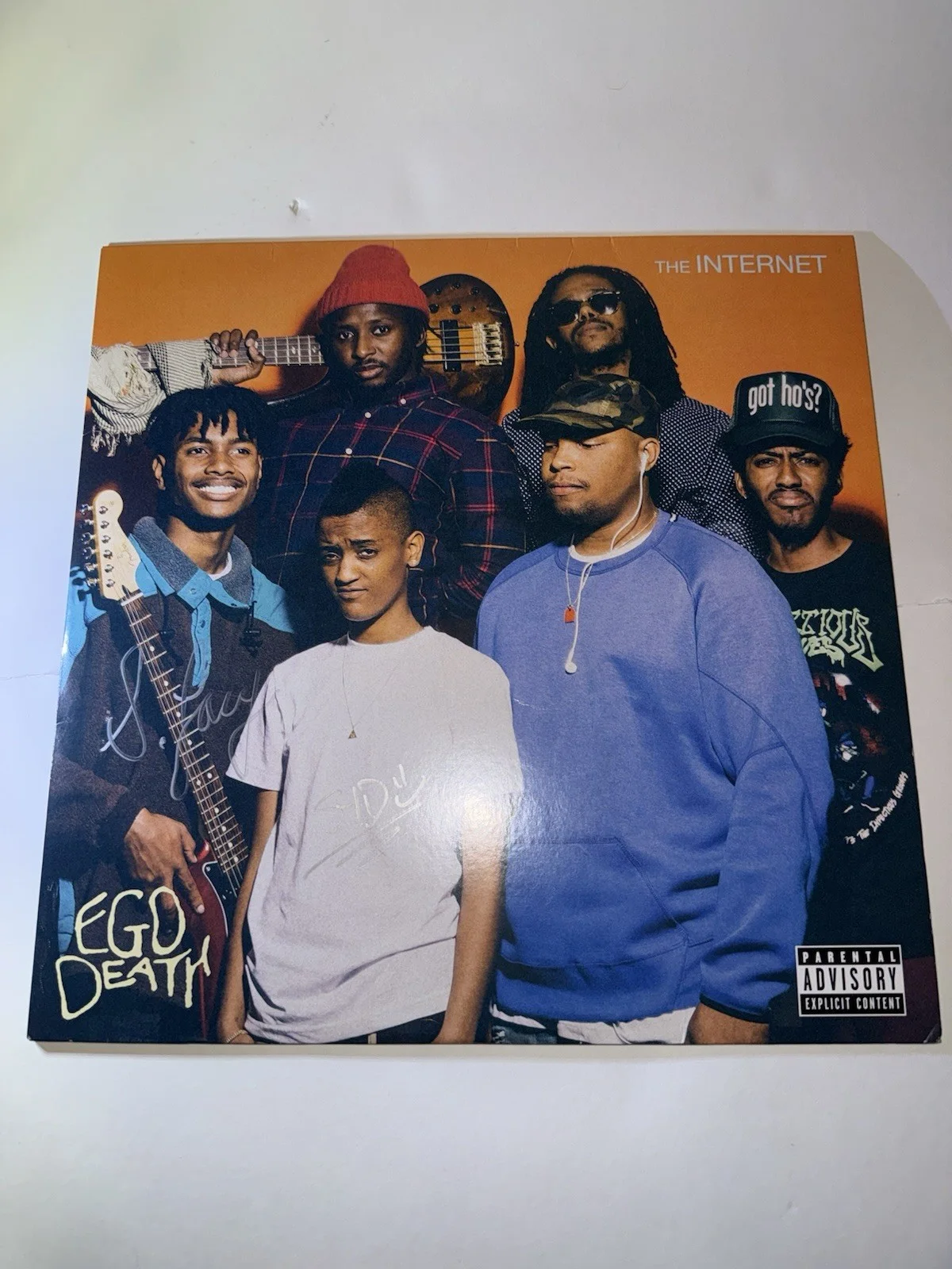 DUAL SIGNED Steve Lacy + Syd Bennett The Internet Ego Death Autograph Vinyl RARE, изображение 2