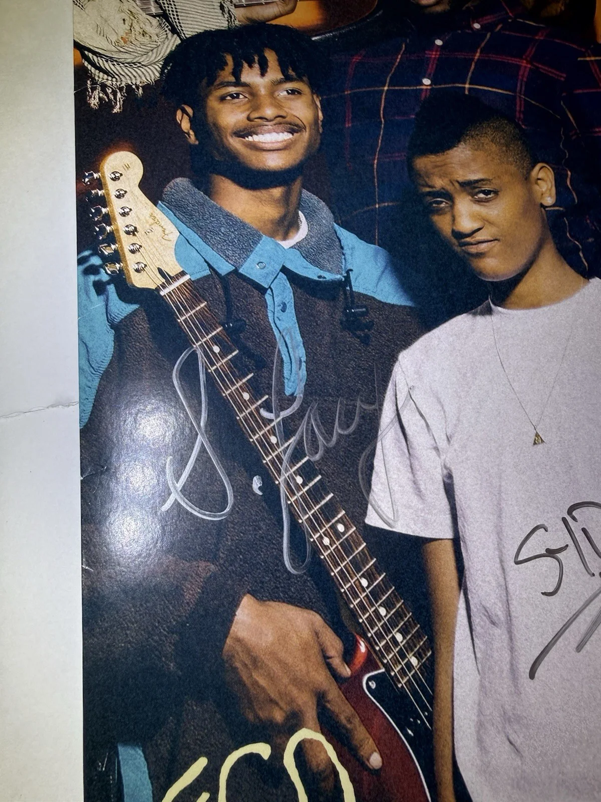 DUAL SIGNED Steve Lacy + Syd Bennett The Internet Ego Death Autograph Vinyl RARE, изображение 3