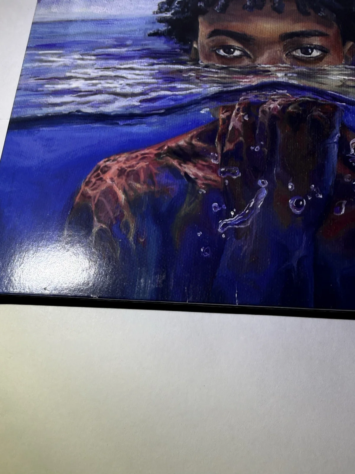 *SIGNED* REDVEIL LEARN 2 SWIM ALBUM VINYL AUTOGRAPH Purple Colored Rare Pressing, изображение 4