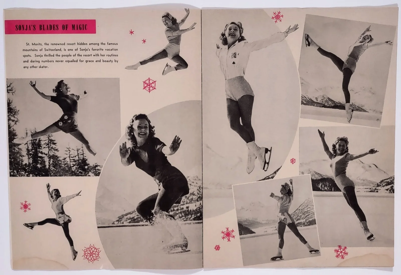 Marshall Beard, Marshall Chapple, Ted Roman — Sonja Henie 1954 Ice Revue Souvenir Program - Beard/Chapple/Roman Autographs, image 3