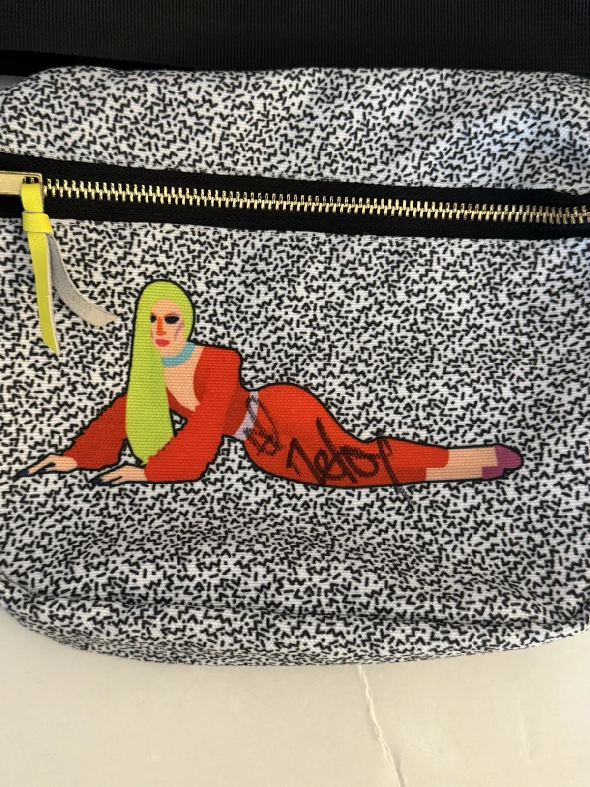 Detox Drag Queen Multicolor Signed Fanny Pack, image 2