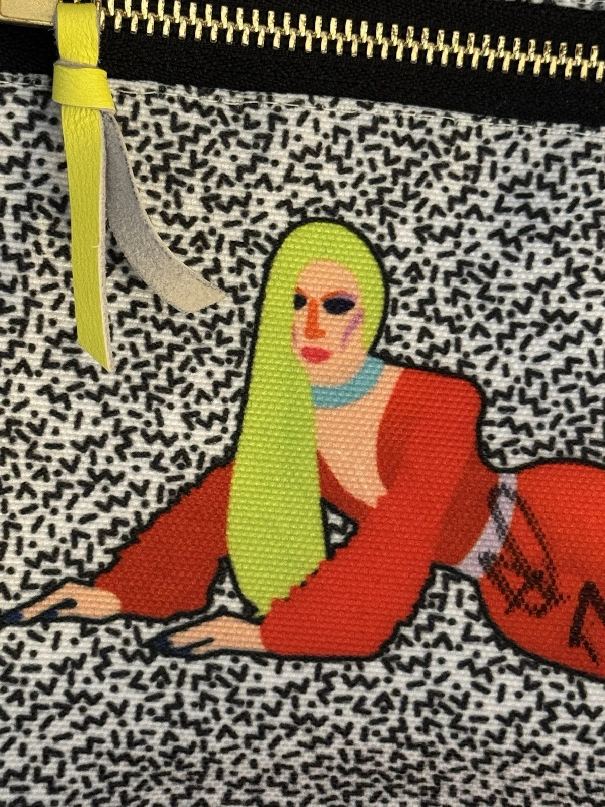 Detox Drag Queen Multicolor Signed Fanny Pack, image 4