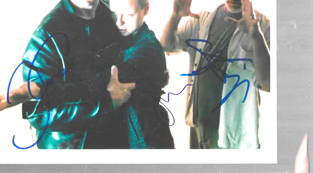 Original Hand Signed Tom Cruise Samantha Morton Steven Spielberg on 8 x 10 photo, изображение 2