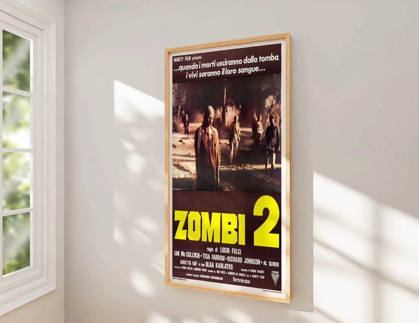 Zombi 2 - 1979 Italian Zombie Horror Restored 27.2" x 41" US One Sheet, image 2