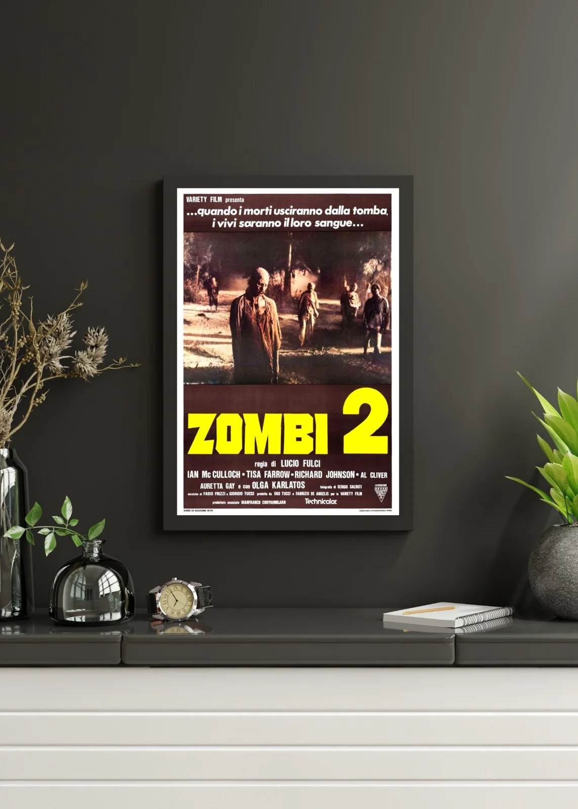 Zombi 2 - 1979 Italian Zombie Horror Restored 27.2" x 41" US One Sheet, image 4