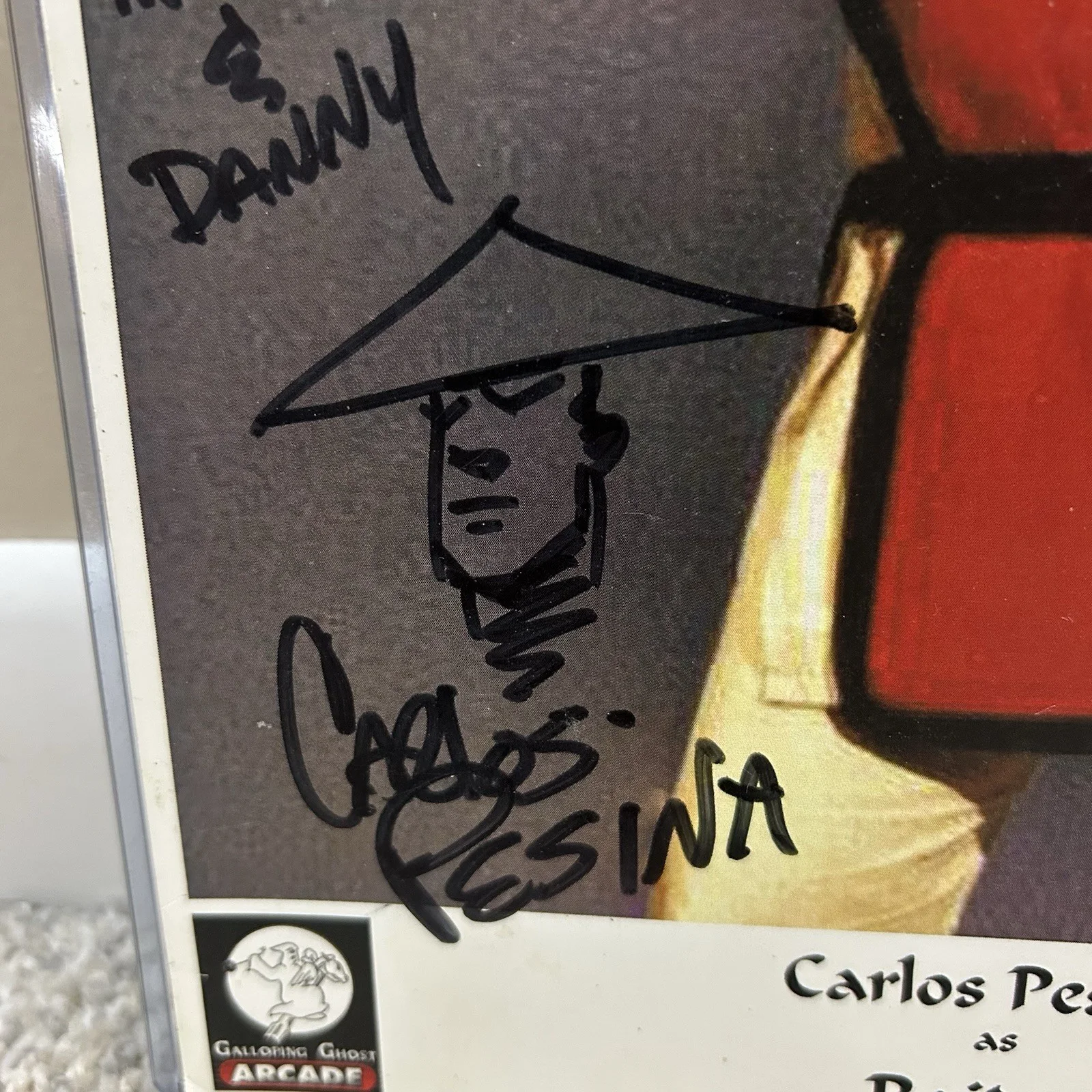 Carlos Pesina — Carlos Pesina Raiden Mortal Combat Auto Autograph Signed 8X10 Photo, изображение 2