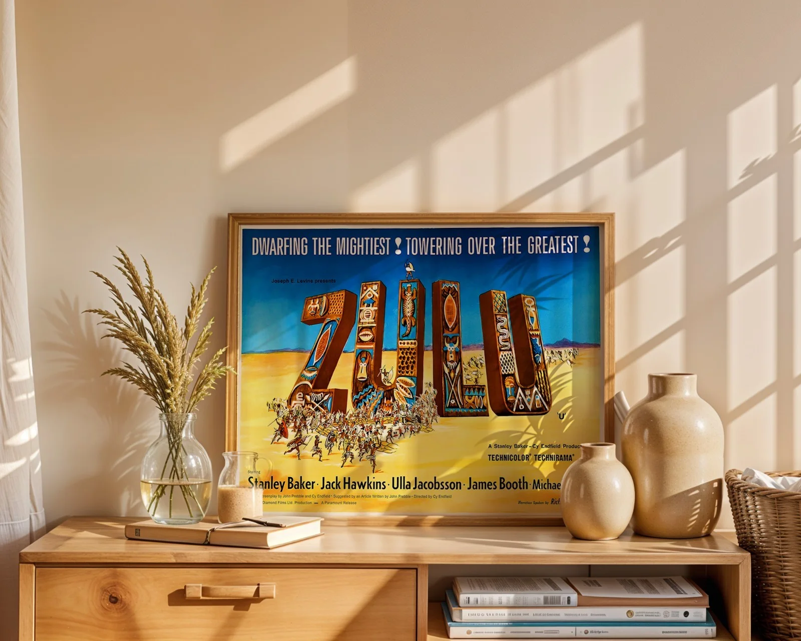 Zulu - 1964 War Action Adventure Film Restored 30" x 40" UK Quad Poster, изображение 5