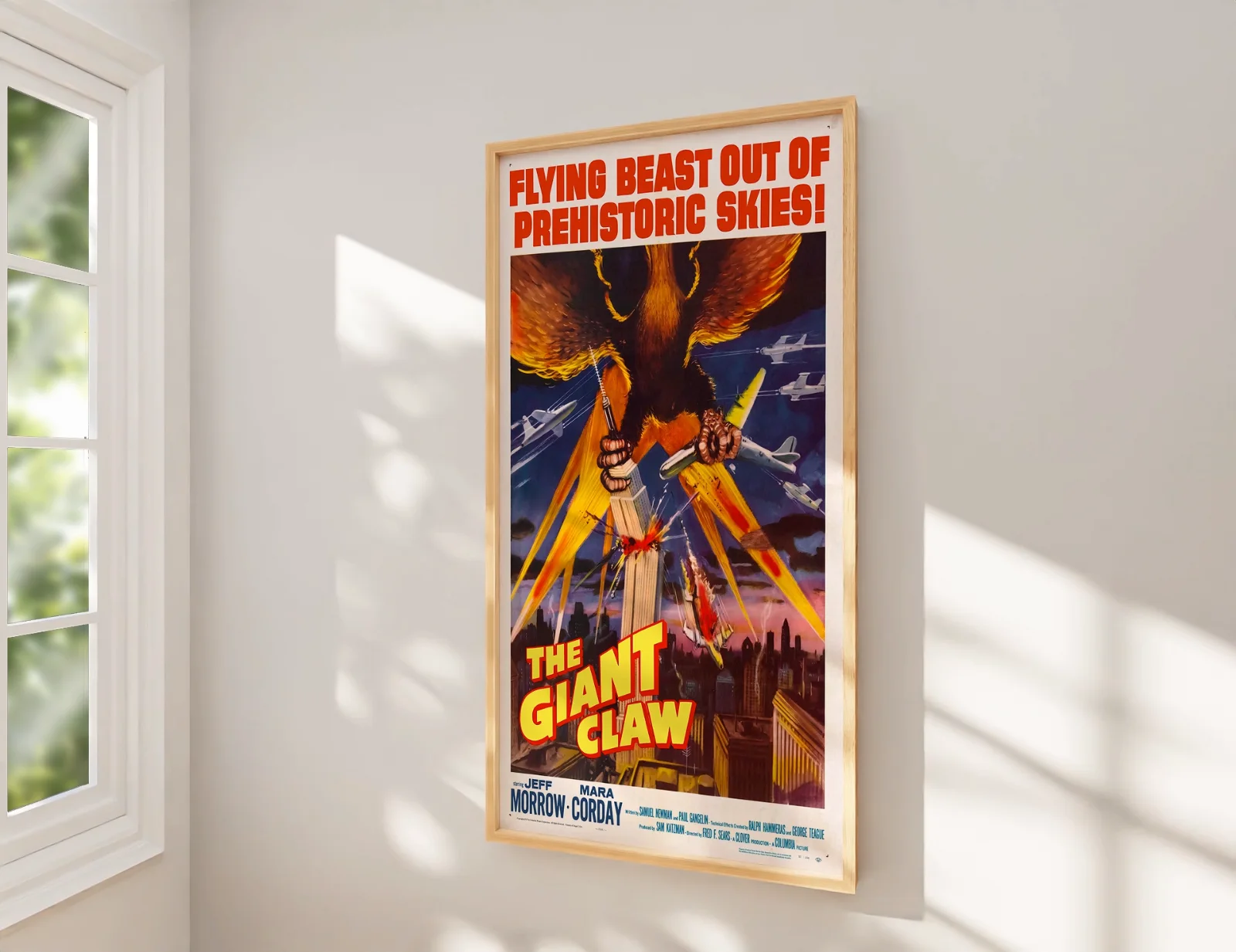 The Giant Claw - 1957 Sci-Fi Monster B-movie 27.2" x 41" US One Sheet Poster, изображение 2