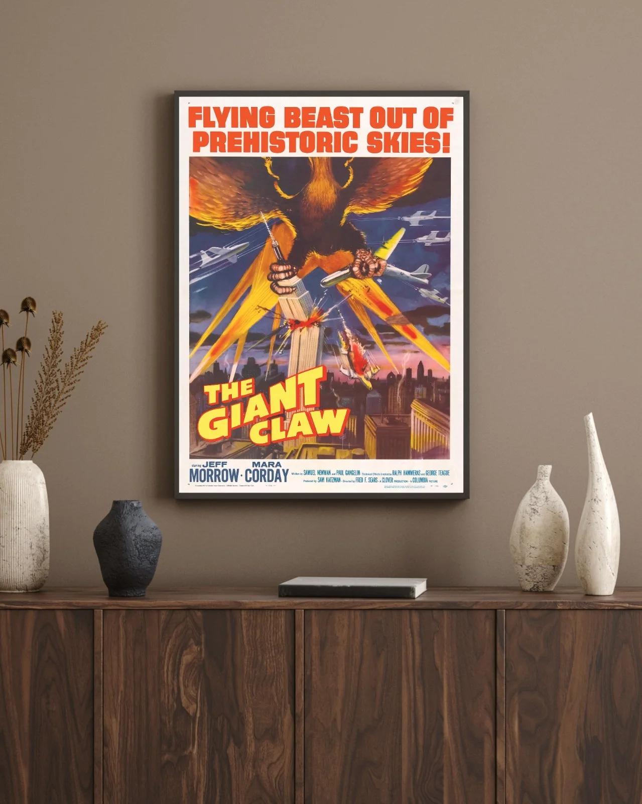 The Giant Claw - 1957 Sci-Fi Monster B-movie 27.2" x 41" US One Sheet Poster, изображение 3